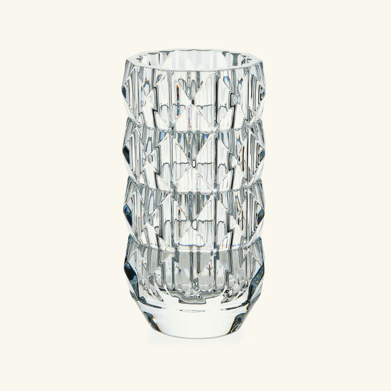 baccarat louxor vase round medium clear
