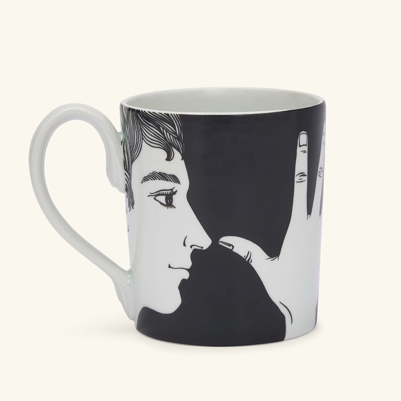 fornasetti marameo mug black