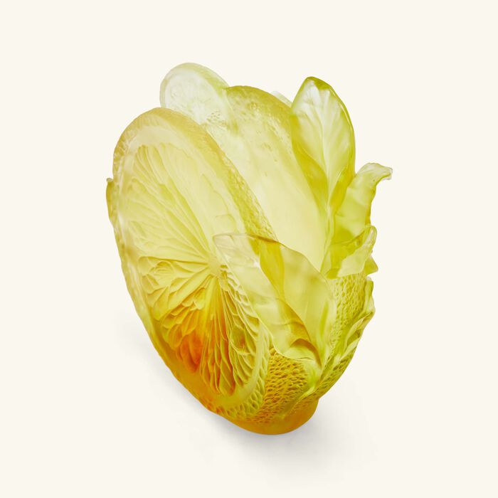 دوم مزهرية سيتروس صفراء اللون   بالحجم المتوسط   إصدار محدود