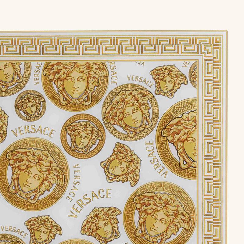 versace medusa amplified placemat white set of 2