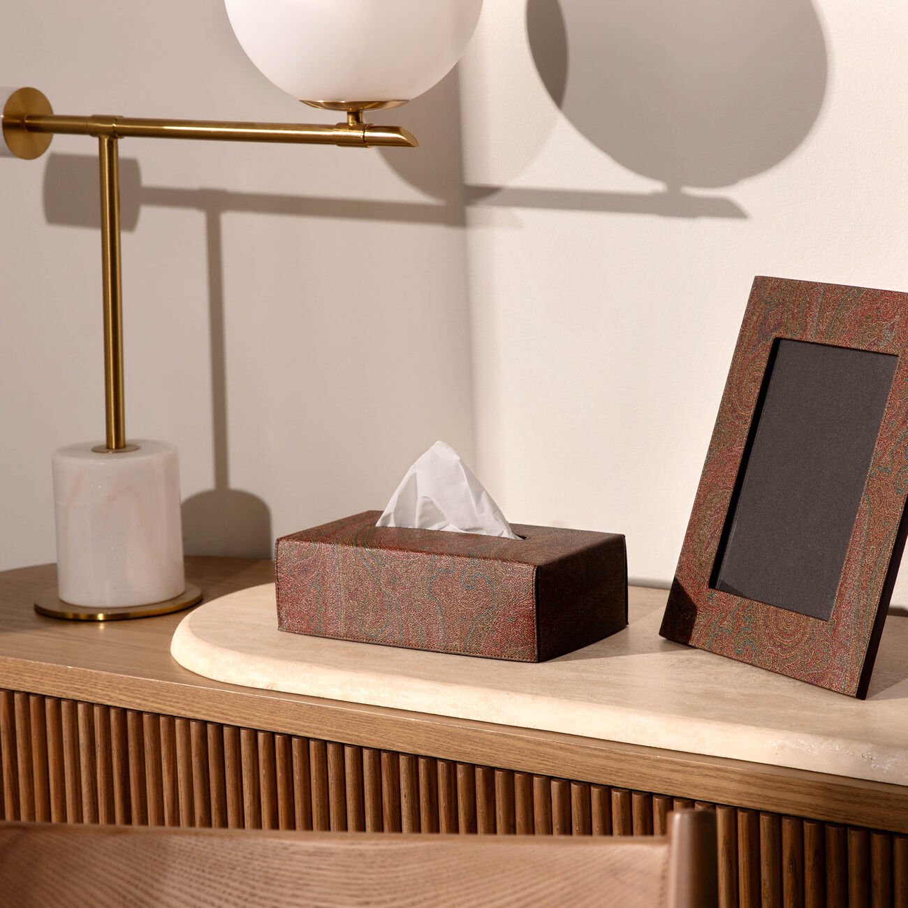 Arnica Tissue Box Brown etro arnica tissue box brown