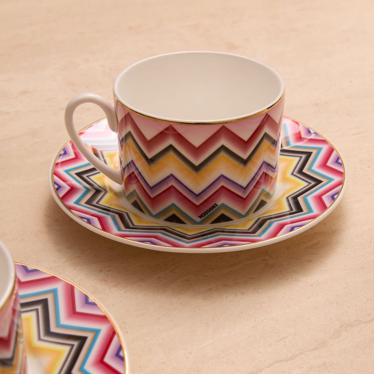 missoni home marrakech tea cup   saucer set of 2