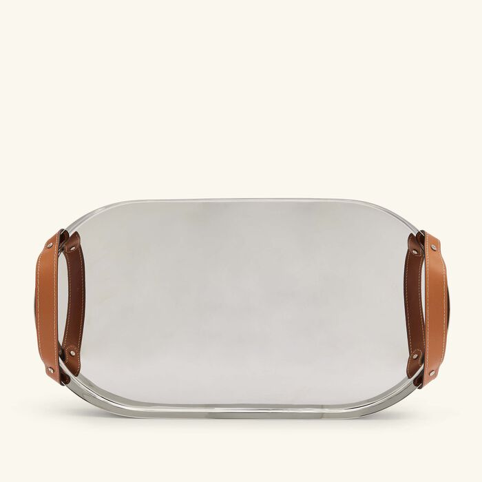 ralph lauren home wyatt serving tray rectangular large stainless steel