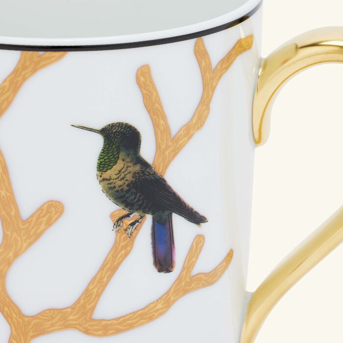Aux Oiseaux Mug Gold bernardaud aux oiseaux mug gold
