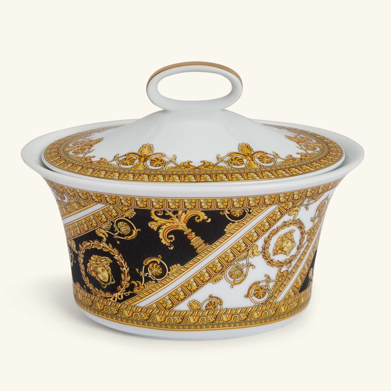 versace i love baroque sugar bowl black