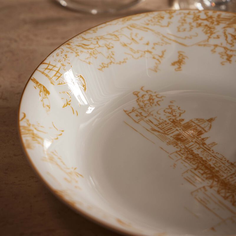 Tout Paris Salad Plate Round Yellow 24cm bernardaud tout paris salad plate round yellow 24cm