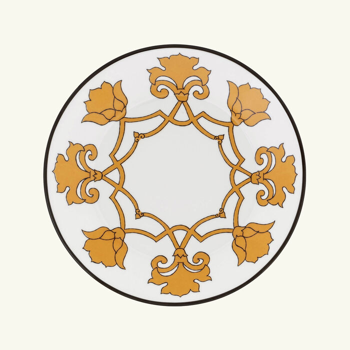 pinto paris jaipur dessert plate round orange 21cm