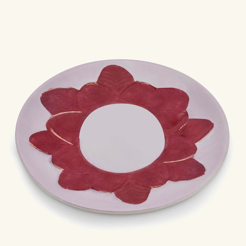 villari peacock tea cup   saucer red