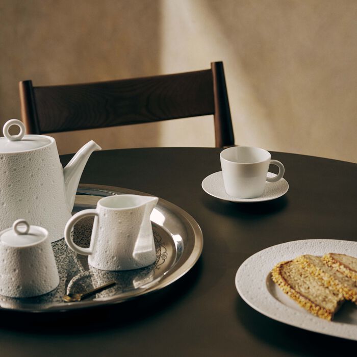 Tea Cup & Saucer White bernardaud tea cup saucer white