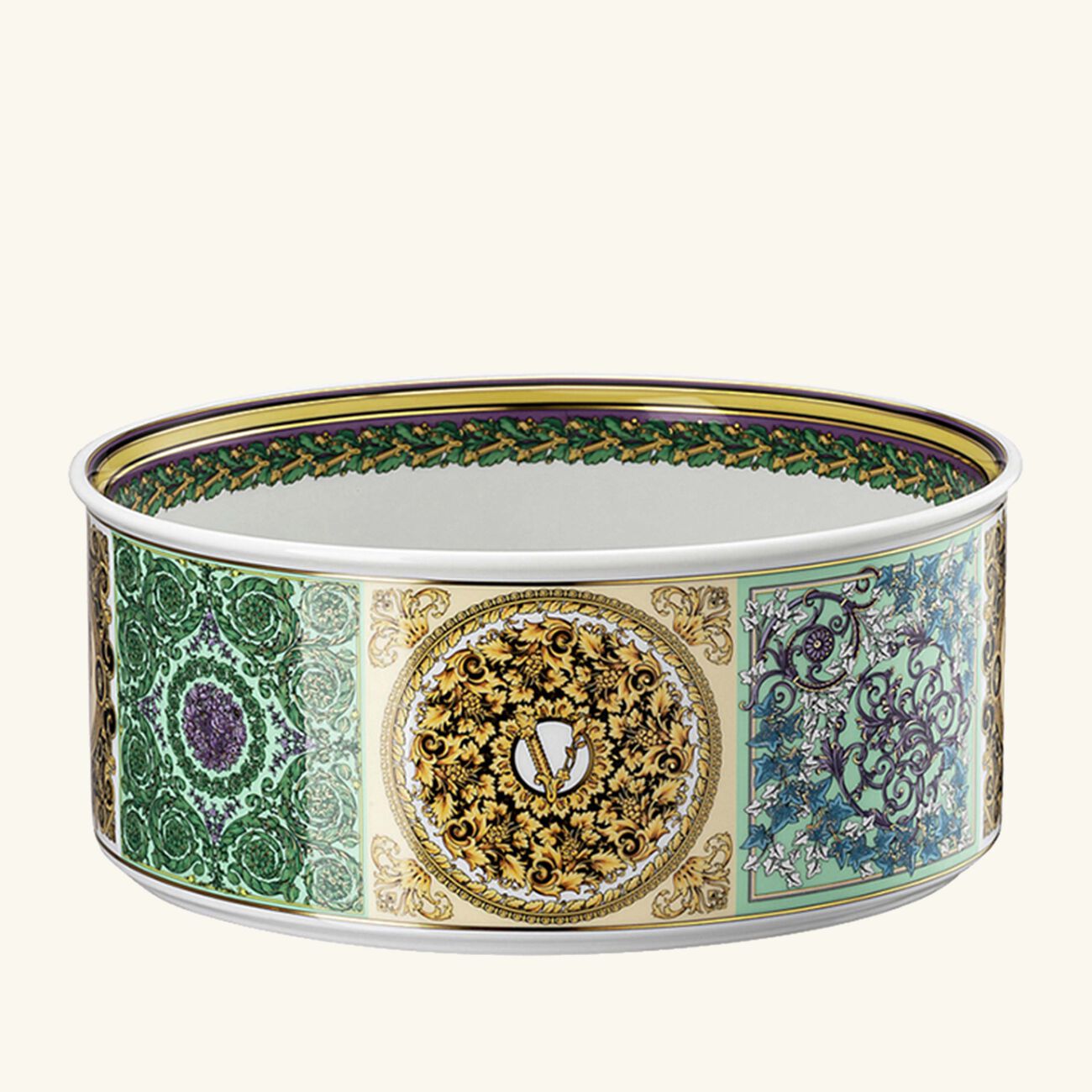 versace barocco mosaic salad bowl 19cm