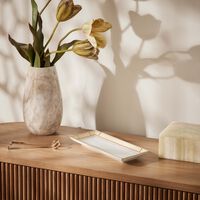 ginori 1735 diva serving platter rectangluar yellow 29cm