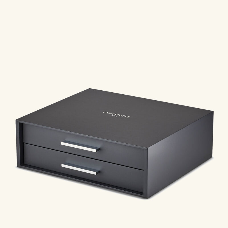 christofle perles 2 flatware set for 12 people 75 pieces stainless steel