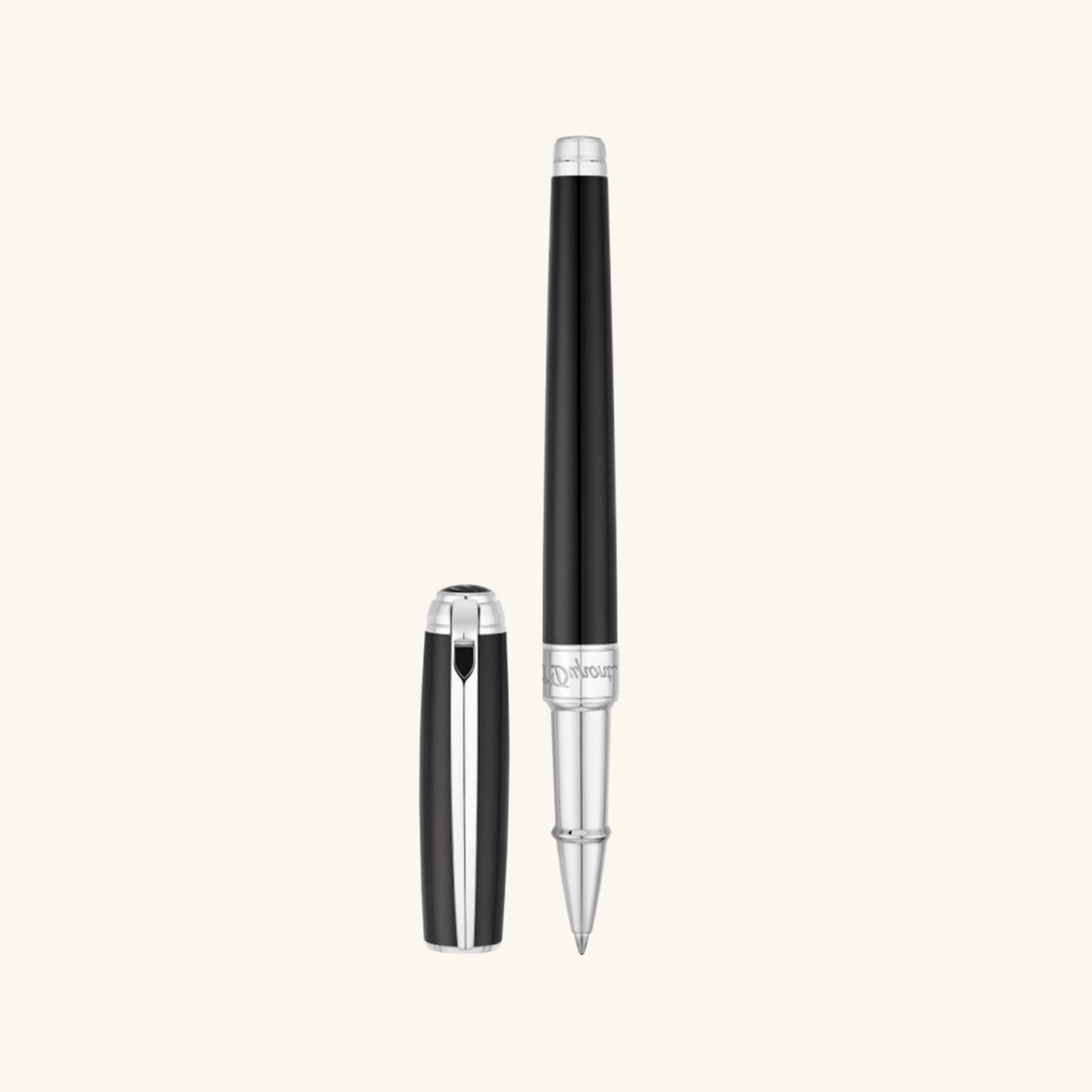 Line D Rollerball Pen Silver st dupont line d rollerball pen silver