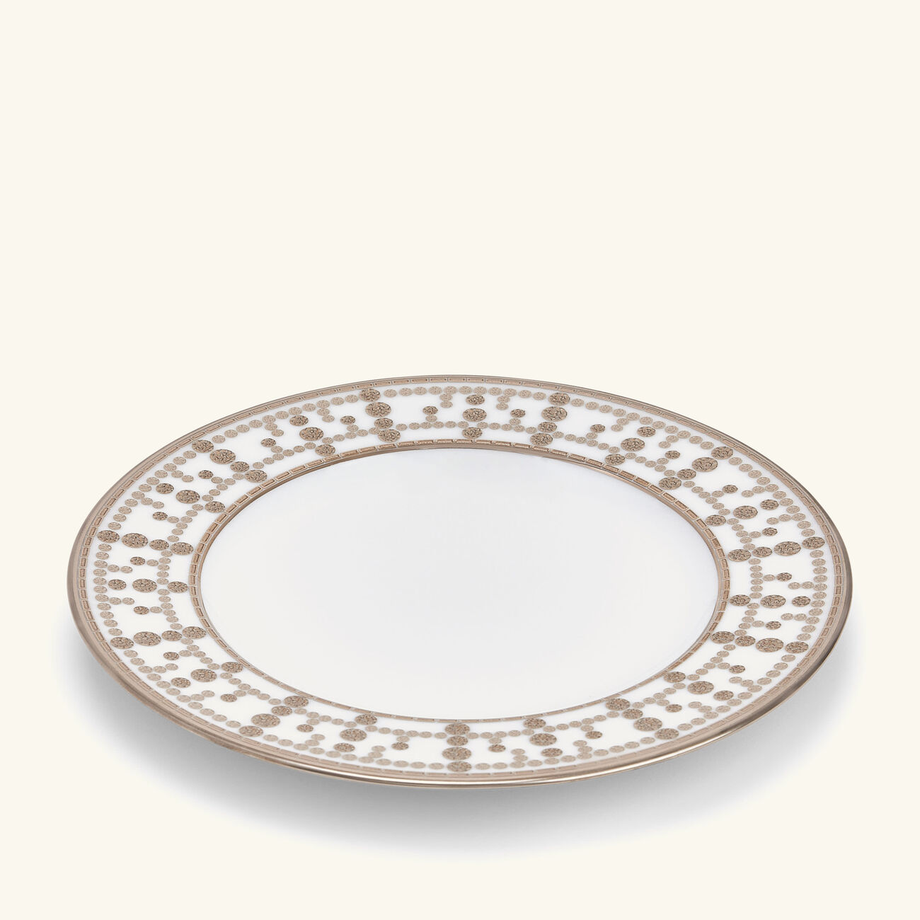haviland tiara bread   butter plate round silver 16cm