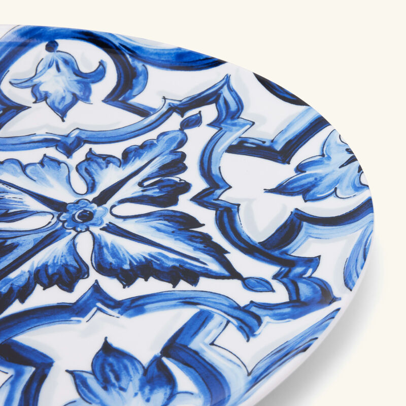 dolce gabbana casa blu mediterraneo oval platter 45cm