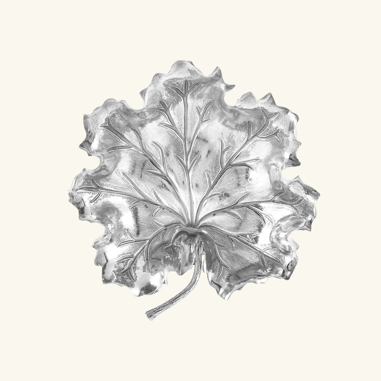 buccellati geranium leaf bowl small silver