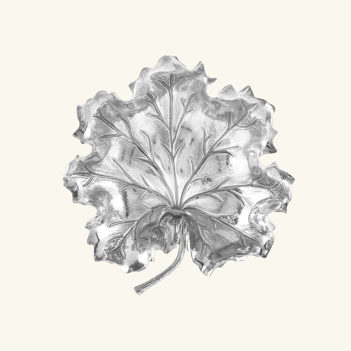 buccellati geranium leaf bowl small silver