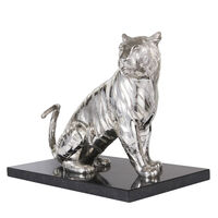 Sitting Tiger Sterling Silver, small