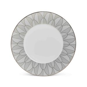 Porcelain Malmaison Platinum Impériale Dinner Plate, medium