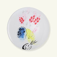 bernardaud marc chagall plate round gift box set of 6