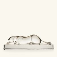 Héritage Panther Sculpture Medium Black baccarat h ritage panther sculpture medium black