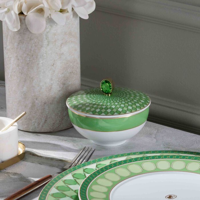 rosenthal signum fern rice bowl green