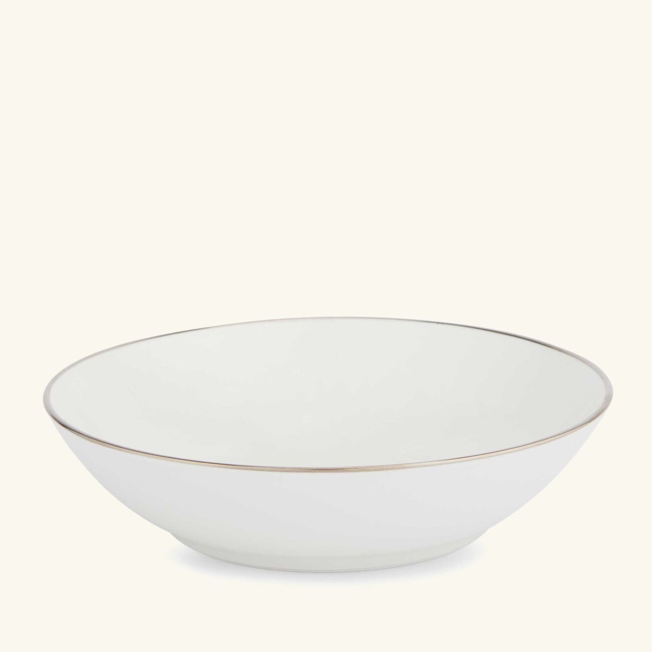 Albi Platine Soup Bowl White 23cm christofle albi platine soup bowl white 23cm