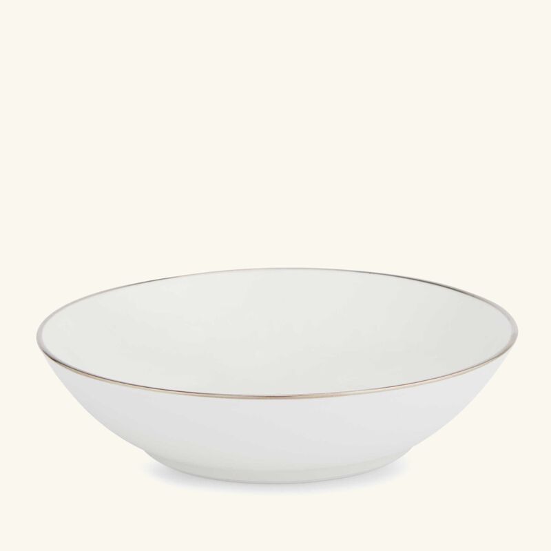Albi Platine Soup Bowl White 23cm christofle albi platine soup bowl white 23cm