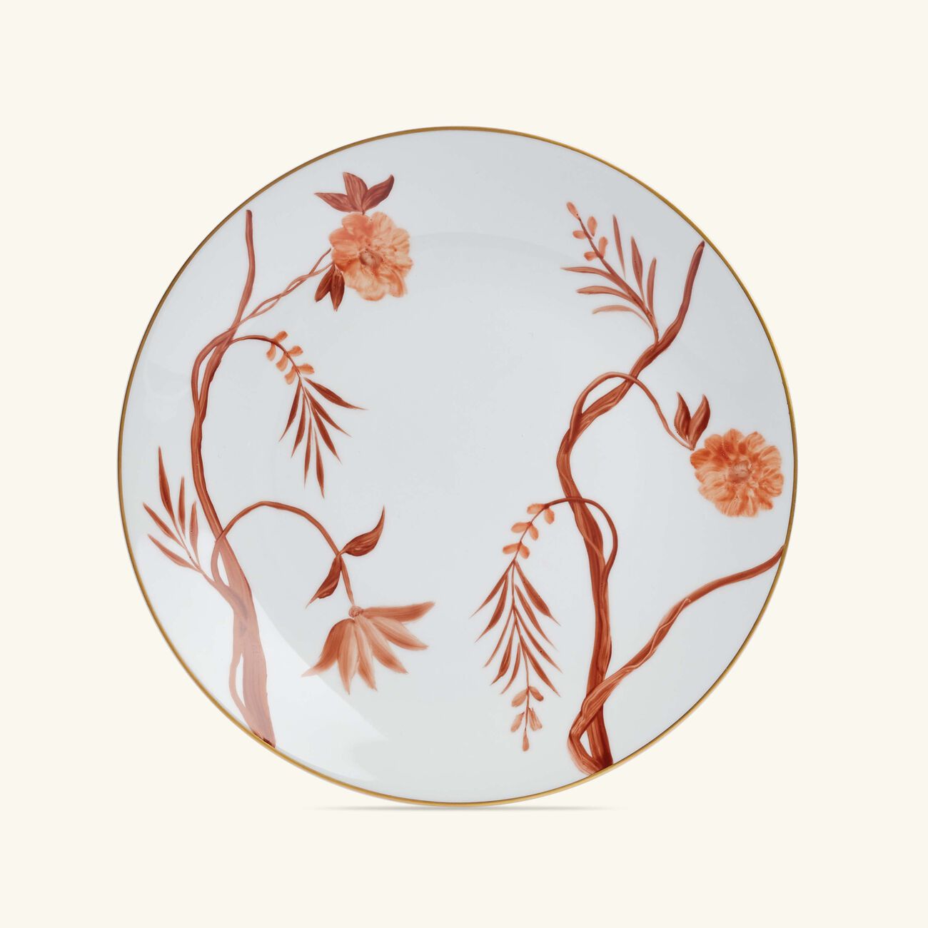 Bouquet De Vie Orange Dinner Plate Round Orange 26cm marie daage bouquet de vie orange dinner plate round orange 26cm