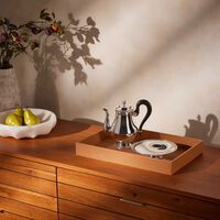 طبق الضيافة مالميزون باللون الفضي 18 سم كريستوفل طبق الضيافة مالميزون باللون الفضي 18 سم