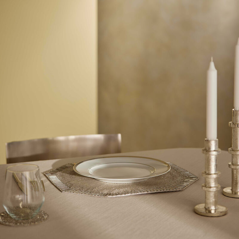 Louxor Placemat Silver kim seybert louxor placemat silver