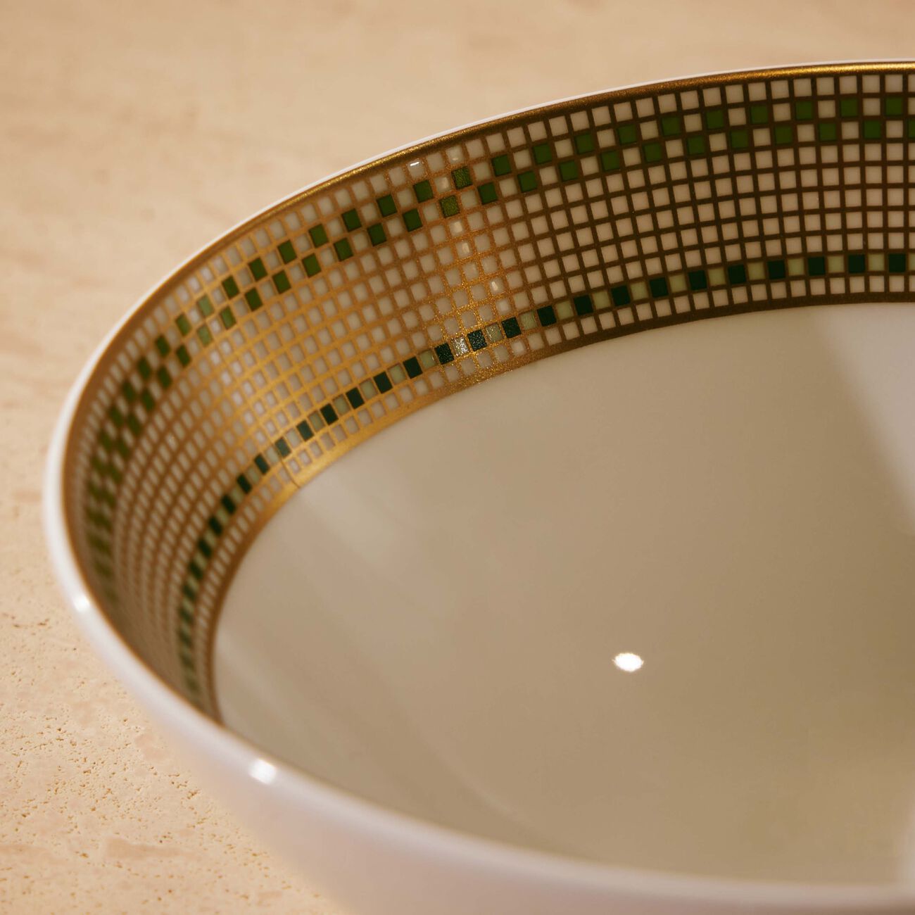 Augusta Bowl Round Green 16cm bernardaud augusta bowl round green 16cm