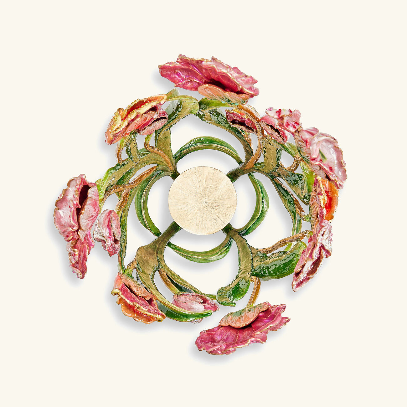 jay strongwater athena tulip vase medium pink