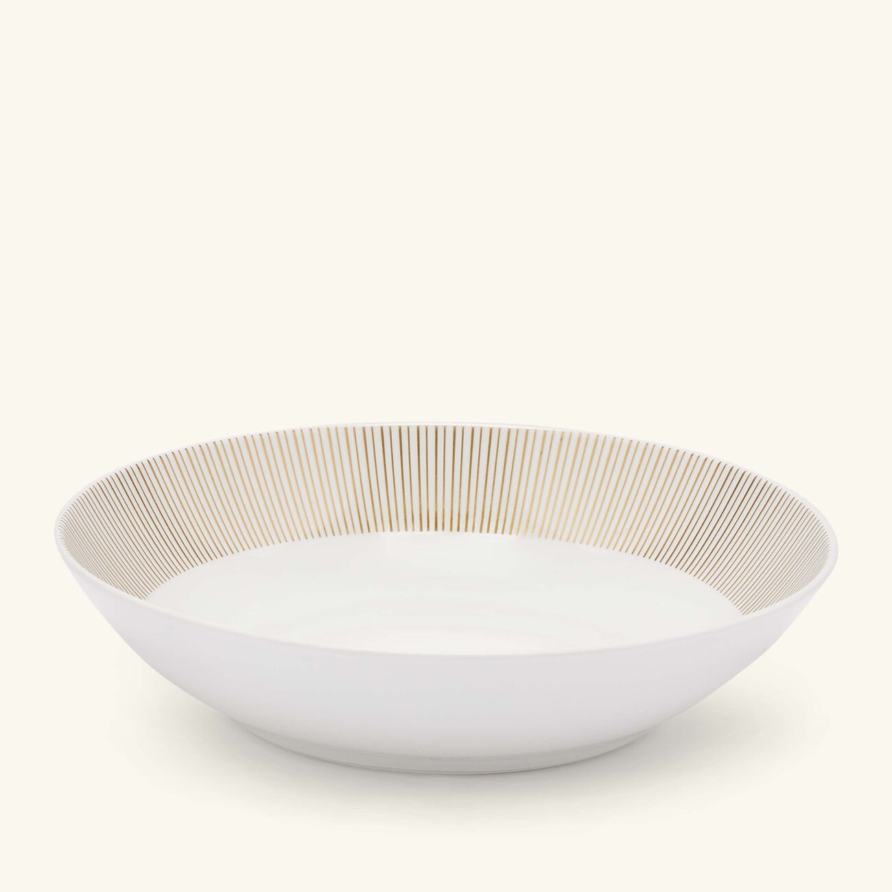 bernardaud sol soup plate round gold 19cm