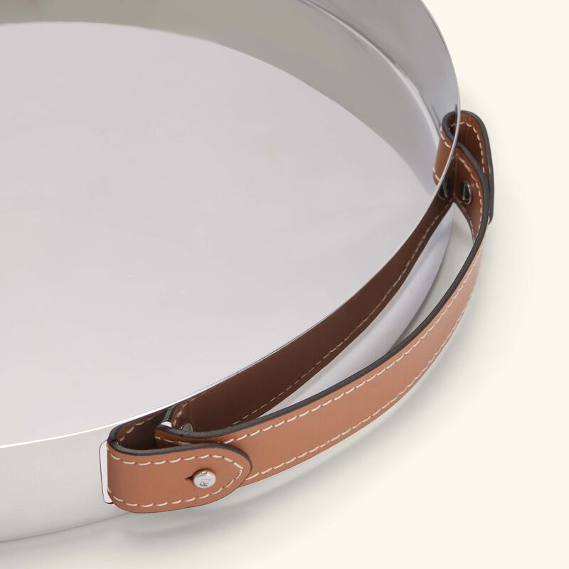 Wyatt Serving Tray Round Medium Stainless Steel ralph lauren home wyatt serving tray round medium stainless steel