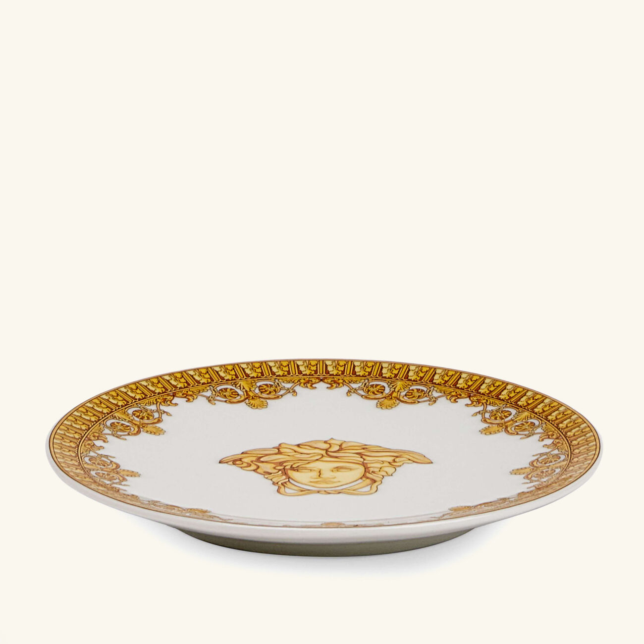 I Love Baroque Plate Round White 10cm versace i love baroque plate round white 10cm