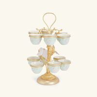 villari butterfly arabic coffee cup holder gold