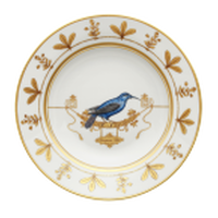 Soup Plate Volière Grimpereau Bleu, small