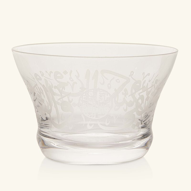 Thuluth Serving Bowl Clear 10cm Set of 4 dimlaj thuluth serving bowl clear 10cm set of 4