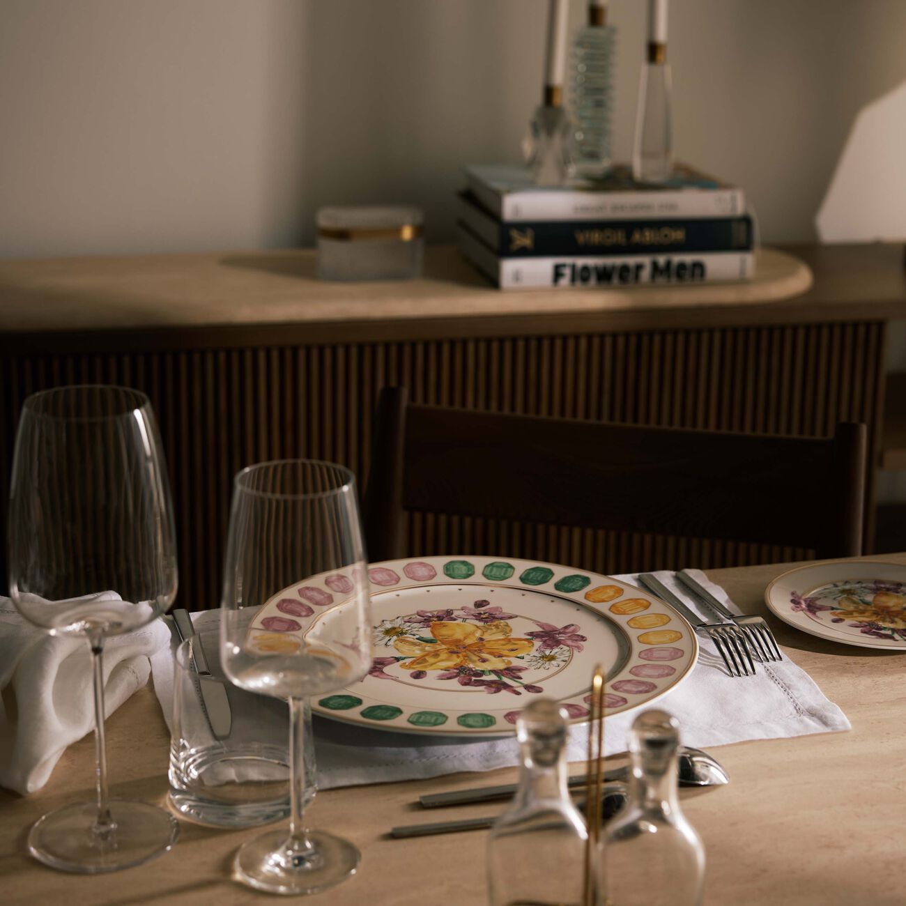 Idyllia Service Plate Round Bouquet 33 cm rosenthal idyllia service plate round bouquet 33 cm