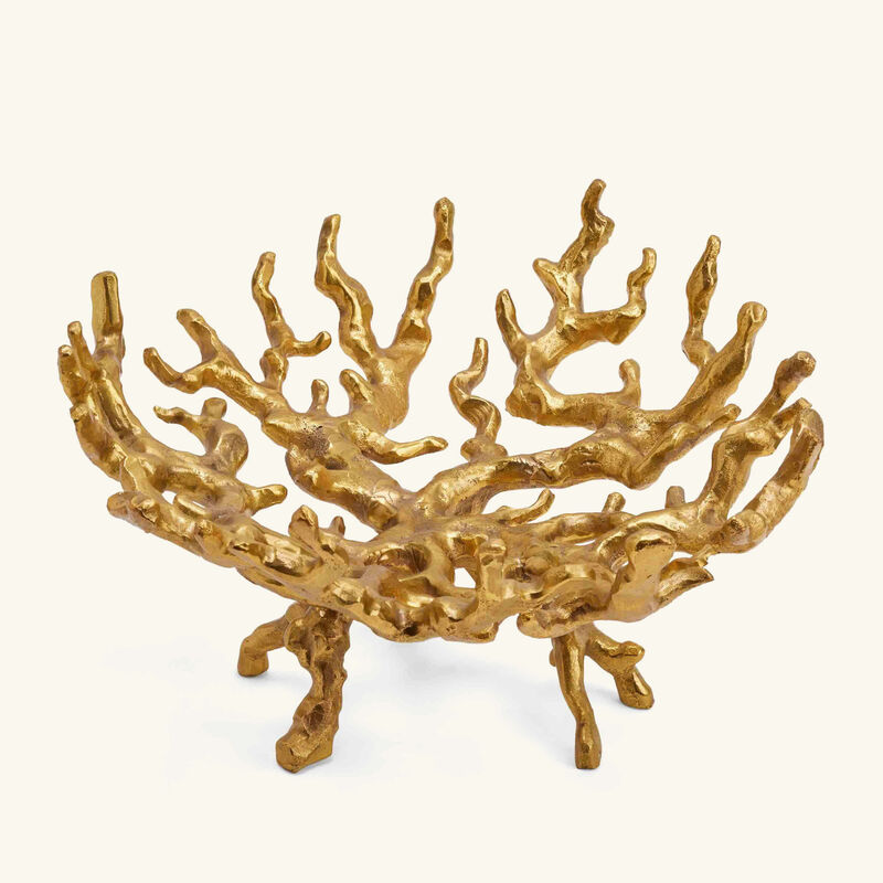 Brass Coral Centerpiece Gold jonathan adler brass coral centerpiece gold