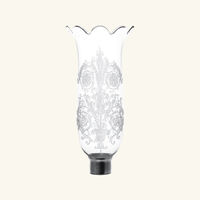 baccarat tulip hurricane shade acanthus silver