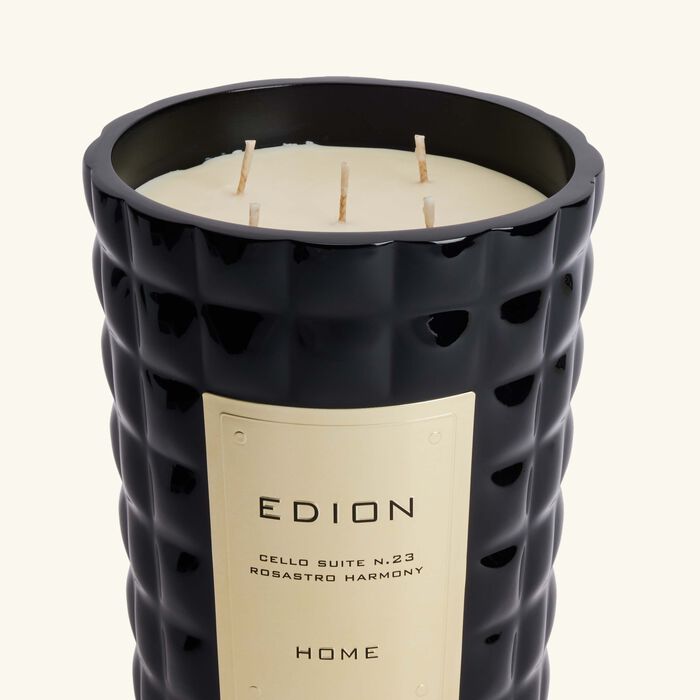 edion cello suite no 23 rosastro harmony nero scented candle 2 5kg