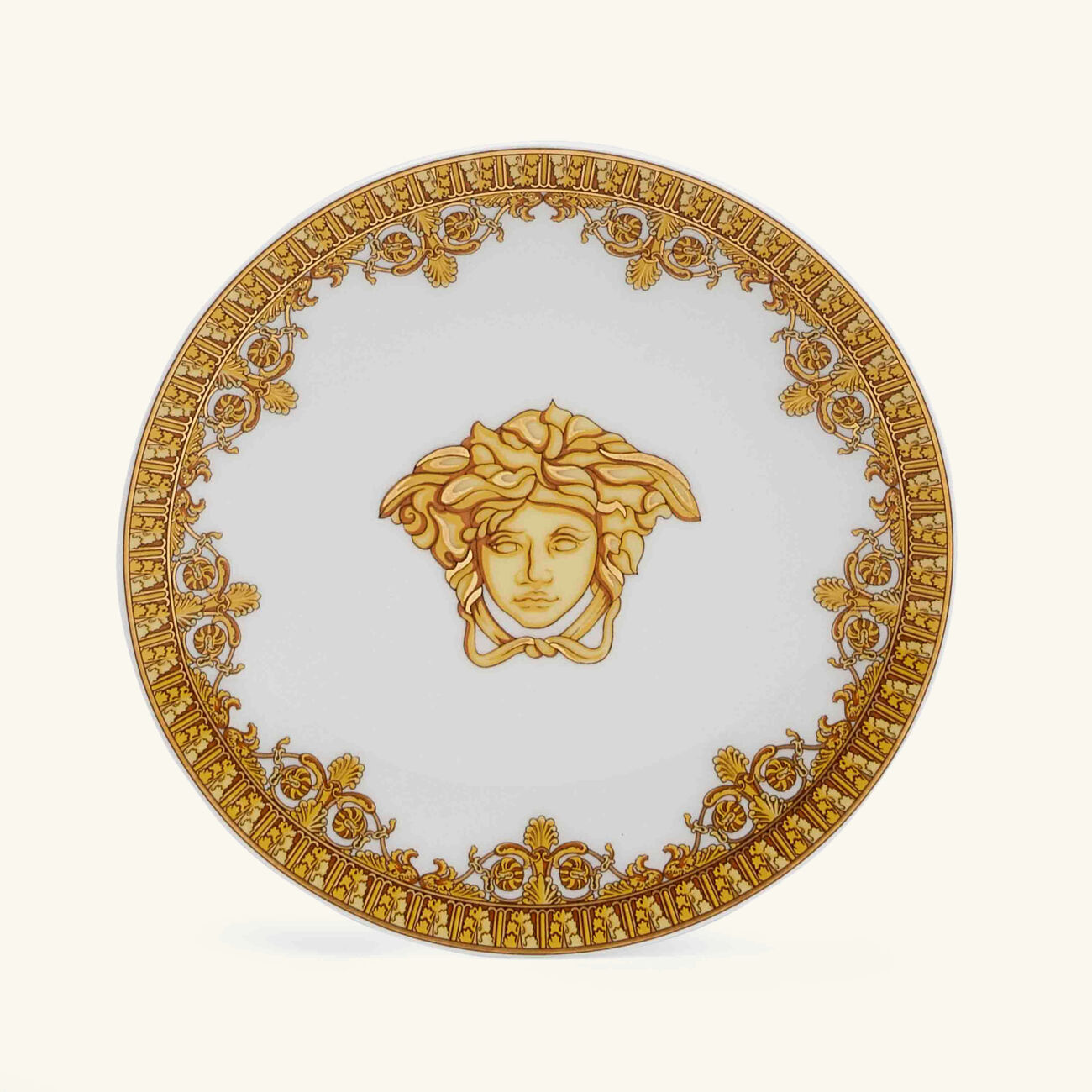 I Love Baroque Plate Round White 10cm versace i love baroque plate round white 10cm
