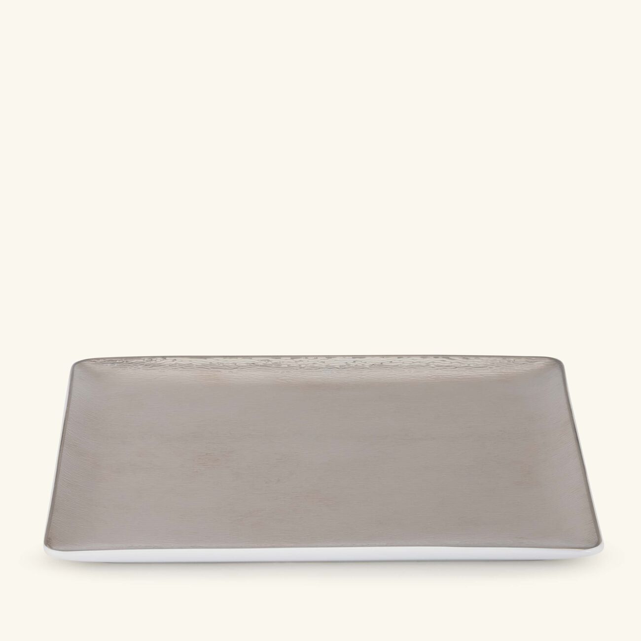 Dune Serving Platter Rectangular Silver 22cm bernardaud dune serving platter rectangular silver 22cm