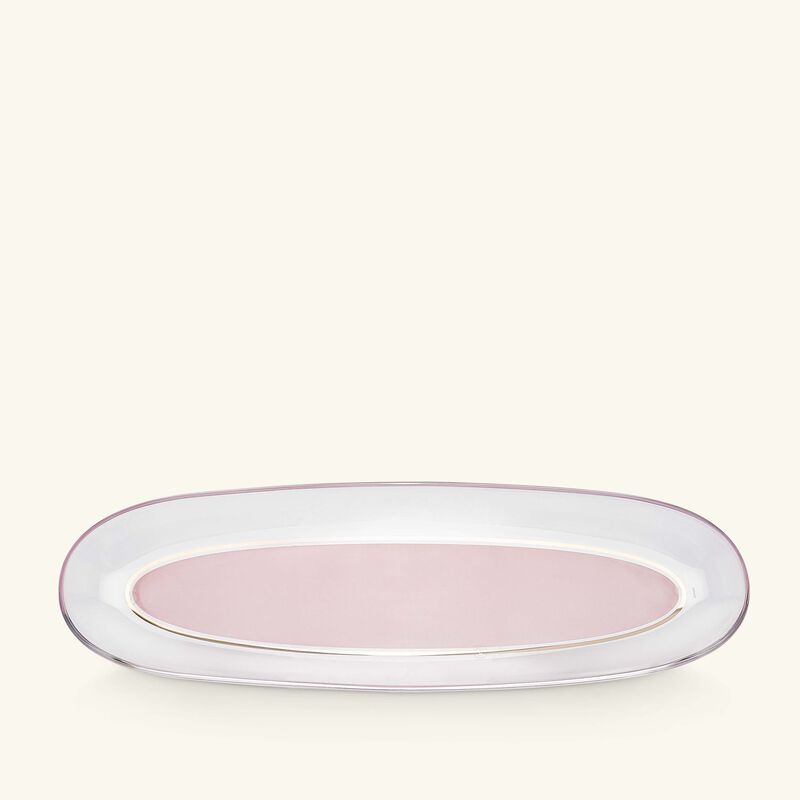 Nagham Serving Platter & Bowls Pink Set of 3 dimlaj nagham serving platter bowls pink set of 3