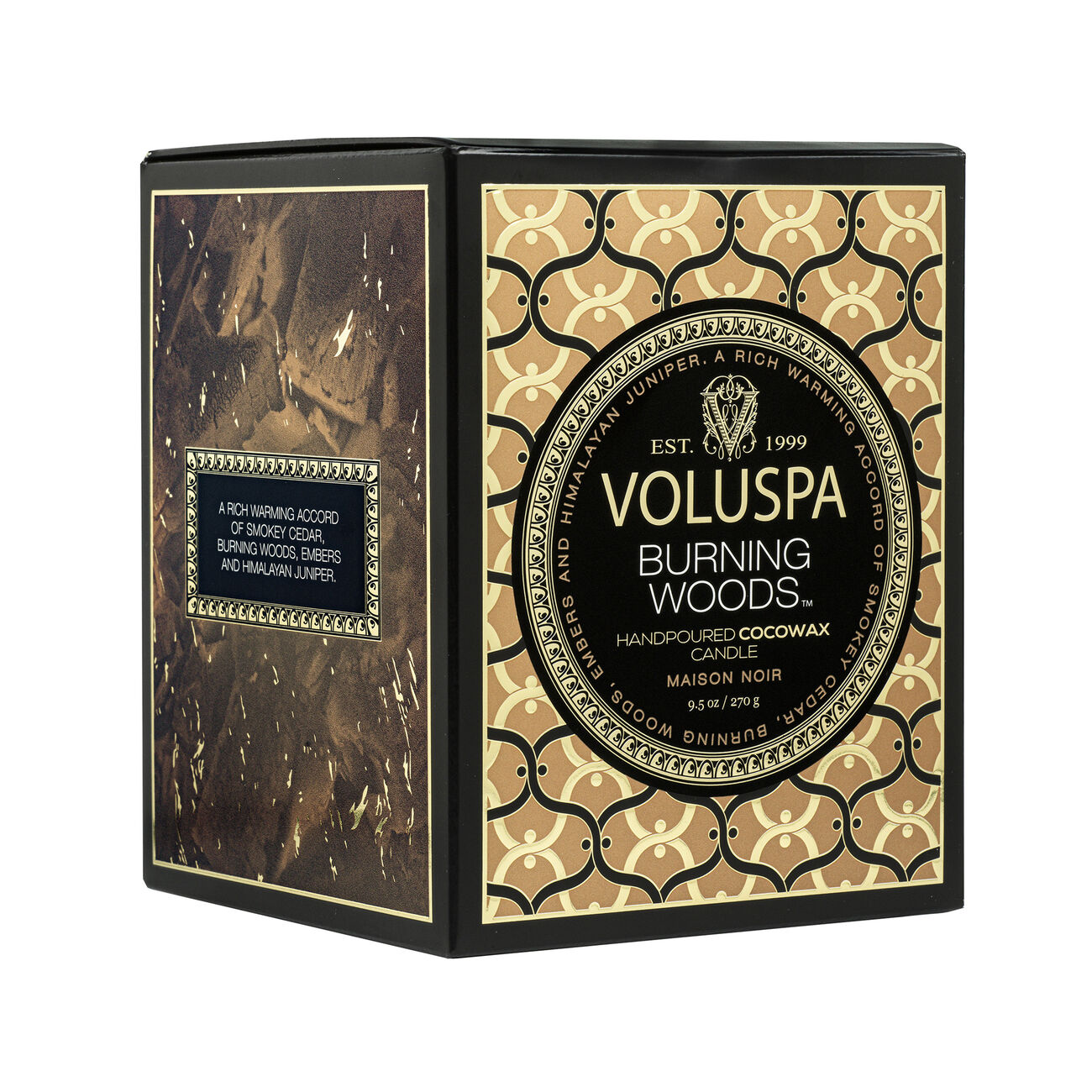 Burning Woods Classic Candle voluspa burning woods classic candle