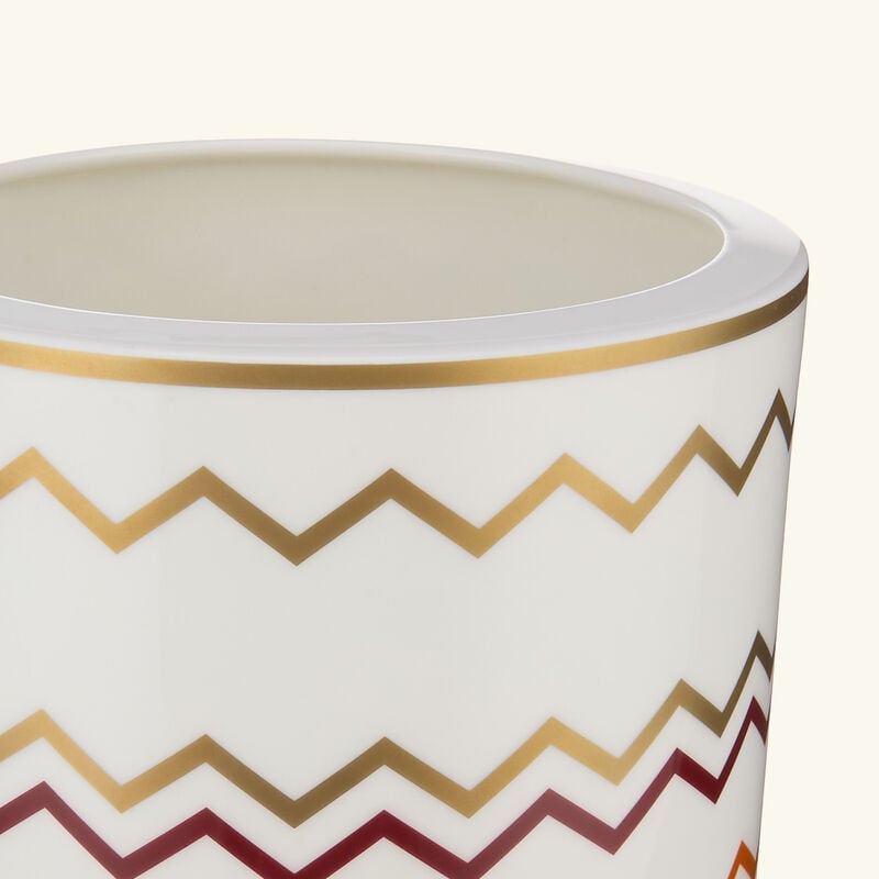 ميسوني هوم مزهرية أيكونيك دائرية كبيرة متعددة الألوان