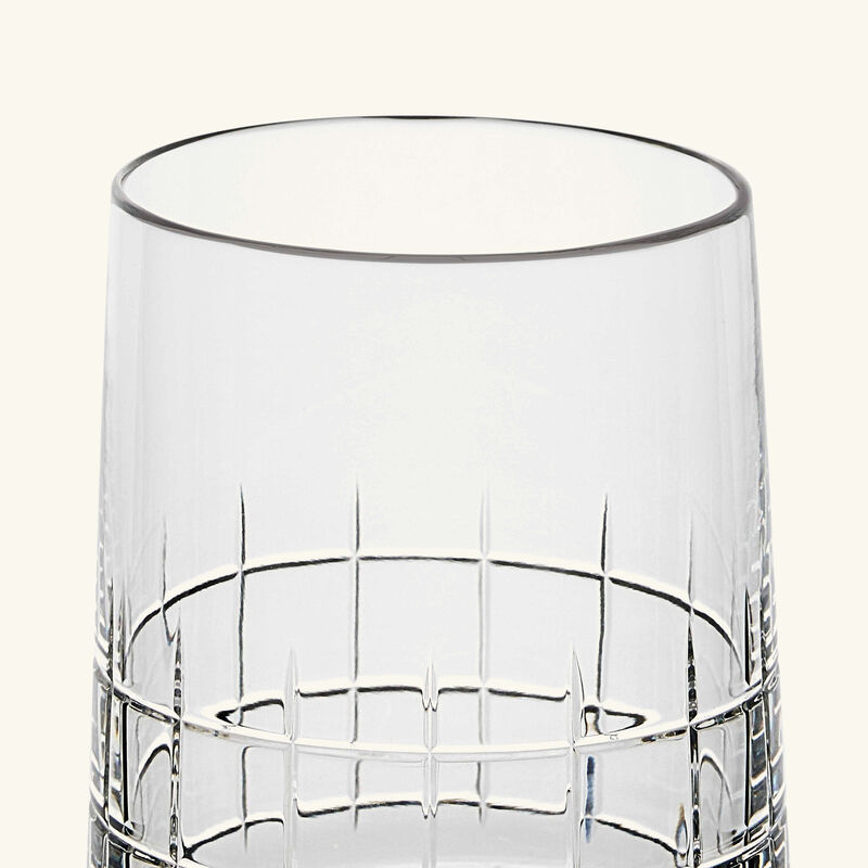 Graphik Drinking Glass Clear christofle graphik drinking glass clear