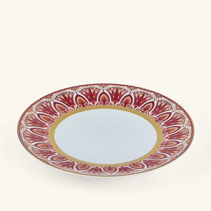 Reves Du Nil Pourpre Plaid Dinner Plate Red 27cm haviland reves du nil pourpre plaid dinner plate red 27cm